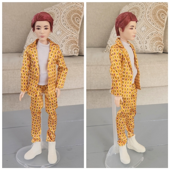 Mattel Ken Barbie Asian Teen Handsome Rooted Red Hair Man Boyfriend Doll - Picture 6 of 7
